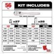 Milwaukee 3/8 in. and 1/4 in. Drive SAE/Metric Ratchet and Socket Mechanics Tool Set (106-Piece) Milwaukee 3/8 in. and 1/4 in. Drive SAE/Metric Ratchet and Socket Mechanics Tool Set (106-Piece)
