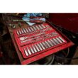 Milwaukee 3/8 in. Drive SAE/Metric Ratchet and Socket Mechanics Tool Set with 3/8 in. Drive 5 in. Stubby Ratchet (57-Piece)