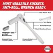 Milwaukee 3/8 in. and 1/4 in. Drive SAE/Metric Ratchet/Socket Mechanics Tool Set (81-Piece)
