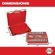 Milwaukee 3/8 in. and 1/4 in. Drive SAE/Metric Ratchet/Socket Mechanics Tool Set (81-Piece)