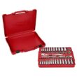 Milwaukee 3/8 in. Drive SAE/Metric Ratchet and Socket Mechanics Tool Set with 3/8 in. SAE/Metric Impact Socket Set (99-Piece)