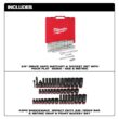 Milwaukee 3/8 in. Drive SAE/Metric Ratchet and Socket Mechanics Tool Set with 3/8 in. SAE/Metric Impact Socket Set (99-Piece)