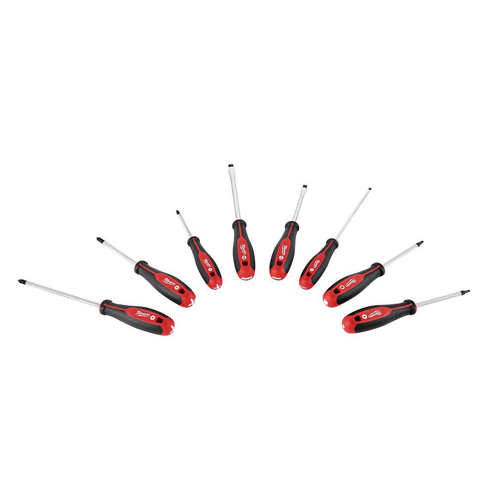 Milwaukee 1/2 in. Drive SAE/Metric Ratchet and Socket Mechanics Tool Set with Screwdriver Set (55-Piece) Milwaukee 1/2 in. Drive SAE/Metric Ratchet and Socket Mechanics Tool Set with Screwdriver Set (55-Piece) - Image 4