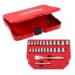 Milwaukee 1/4 in. Drive SAE/Metric Ratchet and Socket Mechanics Tool Set (25-Piece)