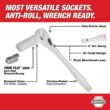 Milwaukee 1/4 in. Drive SAE/Metric Ratchet and Socket Mechanics Tool Set (25-Piece)