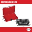 Milwaukee 1/4 in. Drive SAE/Metric Ratchet and Socket Mechanics Tool Set (54-Piece) Milwaukee 1/4 in. Drive SAE/Metric Ratchet and Socket Mechanics Tool Set (54-Piece)