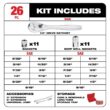 Milwaukee 1/4 in. Drive SAE/Metric Ratchet and Socket Mechanics Tool Set (54-Piece) Milwaukee 1/4 in. Drive SAE/Metric Ratchet and Socket Mechanics Tool Set (54-Piece)
