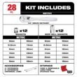 Milwaukee 1/4 in. Drive SAE/Metric Ratchet and Socket Mechanics Tool Set (54-Piece) Milwaukee 1/4 in. Drive SAE/Metric Ratchet and Socket Mechanics Tool Set (54-Piece)