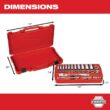 Milwaukee 3/8 in. Drive SAE/Metric Ratchet and Socket Mechanics Tool Set (60-Piece) Milwaukee 3/8 in. Drive SAE/Metric Ratchet and Socket Mechanics Tool Set (60-Piece)