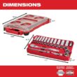 Milwaukee 3/8 in. Drive SAE Ratchet and Socket Mechanics Tool Set with PACKOUT Case (28-Piece) and 15 in. PACKOUT Tool Bag