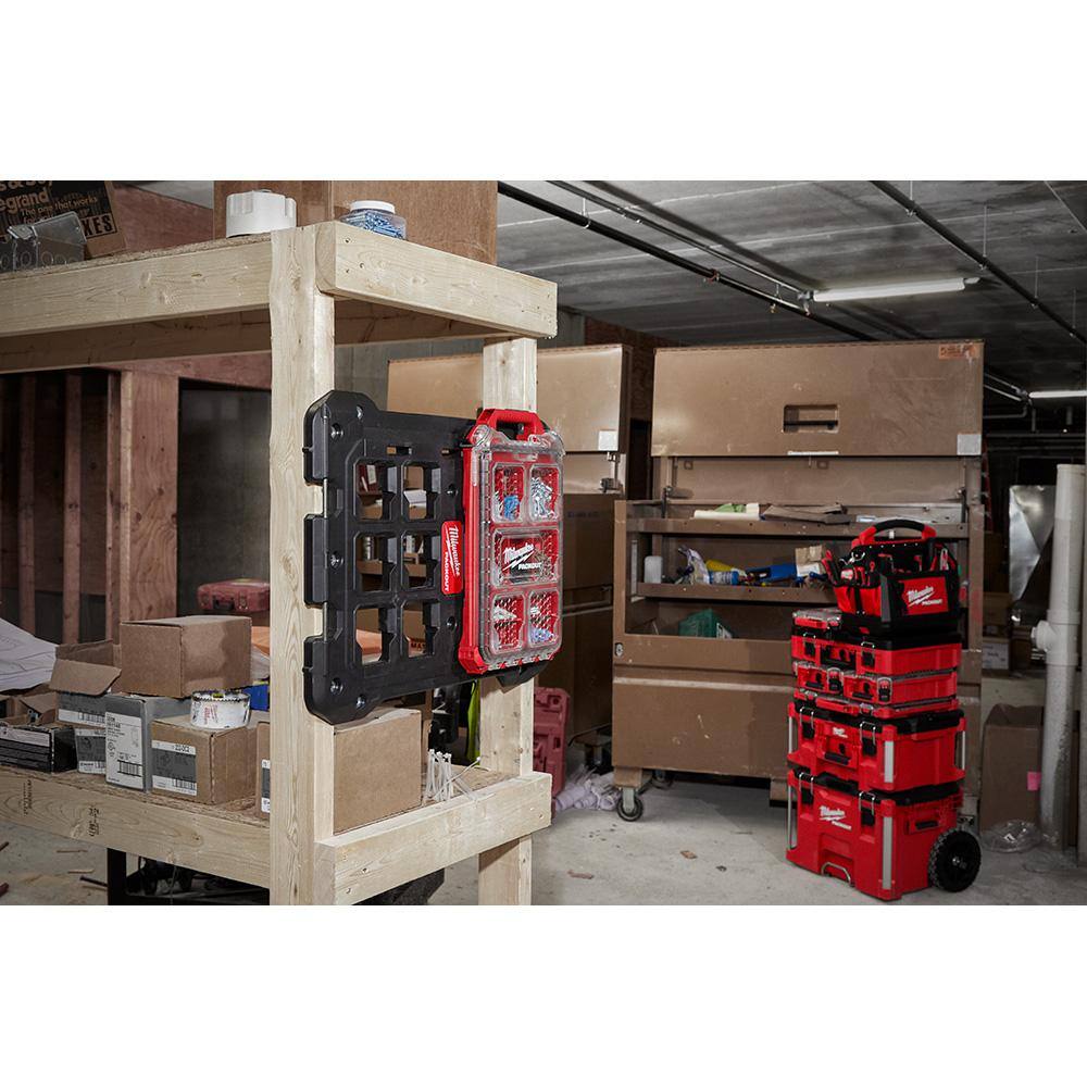Milwaukee 3/8 in. Drive SAE Ratchet and Socket Mechanics Tool Set with Packout Case and Packout Mounting Plate (29-Piece) Milwaukee 3/8 in. Drive SAE Ratchet and Socket Mechanics Tool Set with Packout Case and Packout Mounting Plate (29-Piece) - Image 4