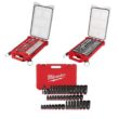 Milwaukee 3/8 in. Drive SAE/Metric Ratchet & Socket Tool Set with 3/8 in. Drive SAE/ Metric Impact Socket Set (103-Piece)