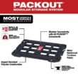 Milwaukee 3/8 in. Drive Metric Ratchet and Socket Mechanics Tool Set with PACKOUT Case and Packout Mounting Plate (33-Piece)