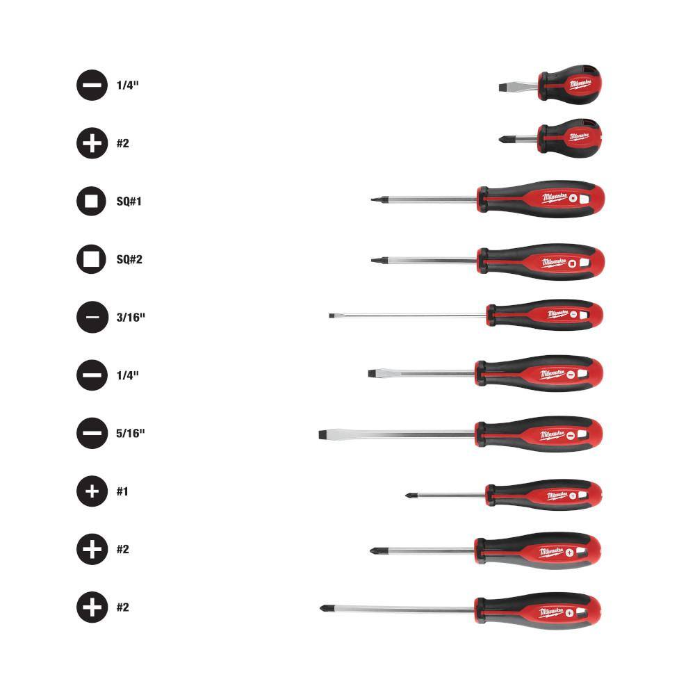 Milwaukee 3/8 in. Drive Metric Ratchet and Socket Mechanics Tool Set with Screwdriver Set (42-Piece) Milwaukee 3/8 in. Drive Metric Ratchet and Socket Mechanics Tool Set with Screwdriver Set (42-Piece) - Image 6
