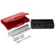 Milwaukee 3/8 in. Drive Metric Ratchet and Socket Mechanics Tool Set with 3/8 in. Drive 12 in. Extended Ratchet (33-Piece)