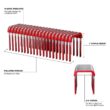 Milwaukee M12 12 Volt Lithium Ion Cordless Cable Stapler w/1 in. Insulated Cable Staples 600 Per Box