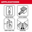 Milwaukee M12 12-Volt Lithium-Ion Cordless 9 GPM 0 HP Submersible Stick Water Transfer Pump w/M12 4.0Ah Batt and Charger