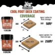 LIQUID RUBBER 5 Gal. Misty Gray, Liquid Rubber Cool Foot Deck Coating