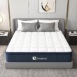 Avenco 12 in. Medium Firm Hybrid Pillow Top Motion Isolation Individual Pocket Spring Full Mattress