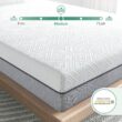 Novilla Twin Medium Cooling Gel Memory Foam 6 in. Mattress, Breathable and Hypoallergenic