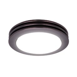 Akicon Decorative Oil Rubbed Bronze 80 CFM Ceiling Bathroom Exhaust Fan with LED Light
