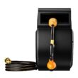 GardenJoy Retractable Garden Hose Reel 1/2 in. to 100 ft. Orange Retractable Reel Wall Mounted Width 10-In-1 Hose Nozzle
