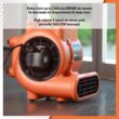 RIDGID 1625 CFM 3-Speed Blower Fan Air Mover with Daisy Chain, 3 Operating Positions for Water Damage Restoration