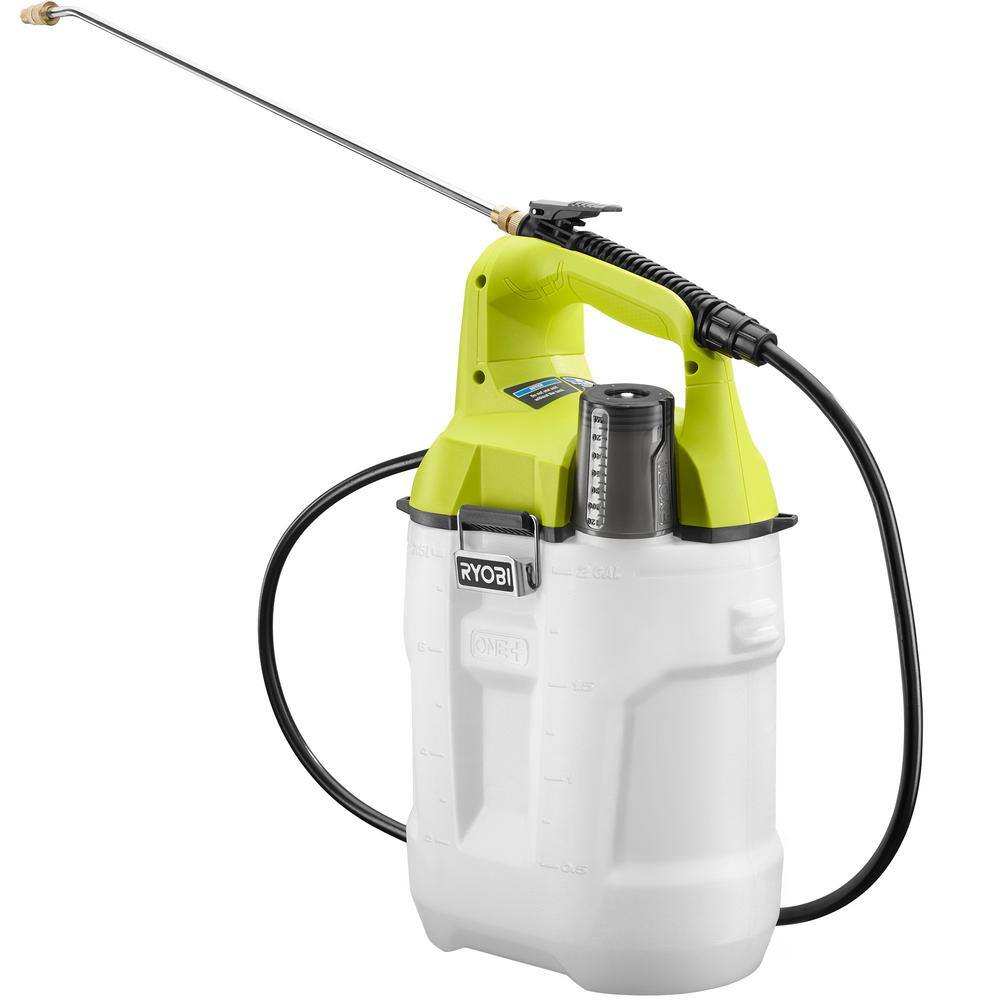 RYOBI ONE+ 18V Cordless Battery 2 Gal. Chemical Sprayer and Backpack Holster with 2.0 Ah Battery and Charger RYOBI ONE+ 18V Cordless Battery 2 Gal. Chemical Sprayer and Backpack Holster with 2.0 Ah Battery and Charger - Image 10