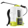 RYOBI ONE+ 18V Cordless Battery 4 Gal. Backpack and 1 Gal. Handheld Chemical Sprayers with 2.0 Ah, 1.3 Ah Battery and Charger RYOBI ONE+ 18V Cordless Battery 4 Gal. Backpack and 1 Gal. Handheld Chemical Sprayers with 2.0 Ah, 1.3 Ah Battery and Charger