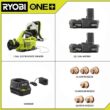 RYOBI ONE+ 18V Cordless Electrostatic 1 Gal. Sprayer w/ Extra (2) Low & (1) High Nozzles, (2) 2.0 Ah Batteries, & (1) Charger RYOBI ONE+ 18V Cordless Electrostatic 1 Gal. Sprayer w/ Extra (2) Low & (1) High Nozzles, (2) 2.0 Ah Batteries, & (1) Charger