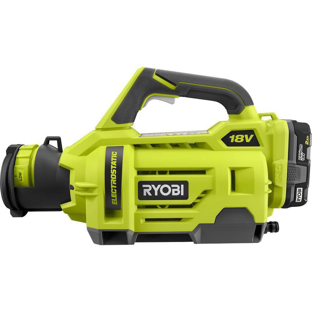 RYOBI ONE+ 18V Cordless Electrostatic 1 Gal. Sprayer w/ Extra (2) Low & (1) High Nozzles, (2) 2.0 Ah Batteries, & (1) Charger RYOBI ONE+ 18V Cordless Electrostatic 1 Gal. Sprayer w/ Extra (2) Low & (1) High Nozzles, (2) 2.0 Ah Batteries, & (1) Charger - Image 8