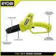 RYOBI TVCW01 12V 6 in. Cordless Battery Compact Pruning Mini Chainsaw