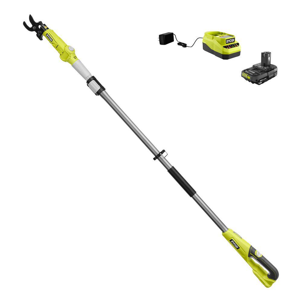 RYOBI ONE+ 18V Cordless Pole Lopper with 2.0 Ah Battery and Charger RYOBI ONE+ 18V Cordless Pole Lopper with 2.0 Ah Battery and Charger
