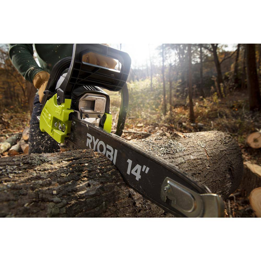 RYOBI RY3714 14 in. 37cc 2-Cycle Gas Chainsaw RYOBI RY3714 14 in. 37cc 2-Cycle Gas Chainsaw - Image 2