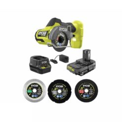 RYOBI ONE+ HP 18V Brushless Cordless Compact Cut-Off Tool Kit with 1.5 Ah Battery and 18V Charger
