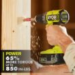 RYOBI ONE+ HP 18V Brushless Cordless 1/2 in. Drill/Driver Kit with 4.0 Ah Battery, Charger, and Bag