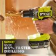 RYOBI ONE+ HP 18V Brushless Cordless 1/2 in. Drill/Driver Kit with 4.0 Ah Battery, Charger, and Bag