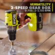 RYOBI ONE+ HP 18V Brushless Cordless 1/2 in. Drill/Driver Kit with 4.0 Ah Battery, Charger, and Bag