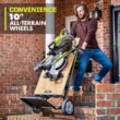 RYOBI SPEED BENCH 23 in. W x 20 in. D Mobile Workstation with LINK Tool Crate