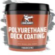 Liquid Rubber Smooth Polyurethane Deck Coating, Stone Gray, 1 Gal.