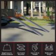 Stalwart Set of Two 69-in. Loading Ramps for ATVs, Motorcycles, Mowers, Carts, and More - 2200lbs. Combined Capacity Car Ramp