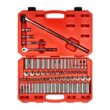 TEKTON 3/8 in. Drive 6-Point Socket and Ratchet Set, 73-Piece (1/4-1 in. 6-24 mm)