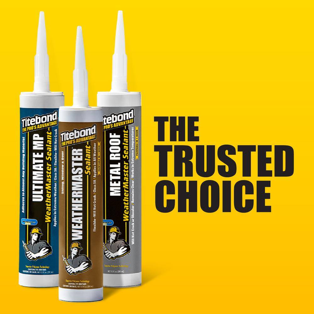 Titebond 9.5 oz. Clear Metal Roof Exterior Sealant (12-Pack) Titebond 9.5 oz. Clear Metal Roof Exterior Sealant (12-Pack) - Image 2