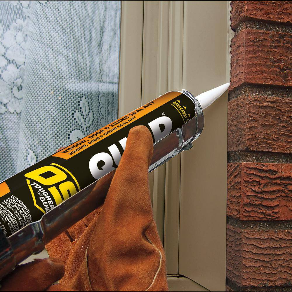 OSI QUAD Advanced 10 oz. White #001 Exterior Window, Door, and Siding Caulk Sealant (12-pack) OSI QUAD Advanced 10 oz. White #001 Exterior Window, Door, and Siding Caulk Sealant (12-pack) - Image 4