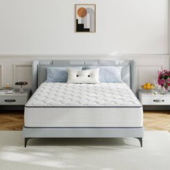 Babo Care Full Size 10 in. Medium Hybrid Breathable and Cooling Motion Isolation Mattress with CertiPUR-US and Oeko-TEX Certified