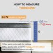 Babo Care King Size Medium Hybrid Memory Foam 10 in. with Pocket Spring and Cooling Gel Infused Breathable Mattress Babo Care King Size Medium Hybrid Memory Foam 10 in. with Pocket Spring and Cooling Gel Infused Breathable Mattress