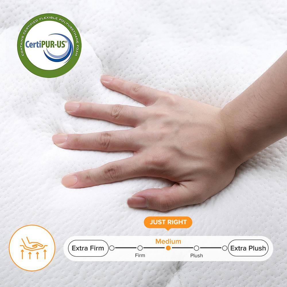Babo Care King Size Medium Hybrid Memory Foam 10 in. with Pocket Spring and Cooling Gel Infused Breathable Mattress Babo Care King Size Medium Hybrid Memory Foam 10 in. with Pocket Spring and Cooling Gel Infused Breathable Mattress - Image 8