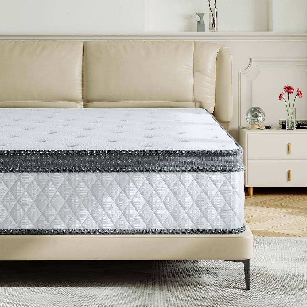 Babo Care King Size Medium Hybrid Memory Foam 10 in. with Pocket Spring and Cooling Gel Infused Breathable Mattress Babo Care King Size Medium Hybrid Memory Foam 10 in. with Pocket Spring and Cooling Gel Infused Breathable Mattress - Image 10