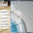 Babo Care Twin Medium Hybrid Memory Foam 8 in. Individual Pocket Spring Breathable and Cooling Motion Isolation Mattress
