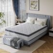 Babo Care Twin Medium Hybrid Memory Foam 8 in. Individual Pocket Spring Breathable and Cooling Motion Isolation Mattress